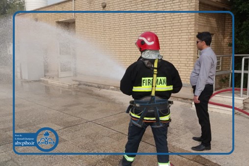 مانور اطفاء حریق 1