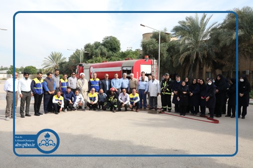 مانور اطفاء حریق 2