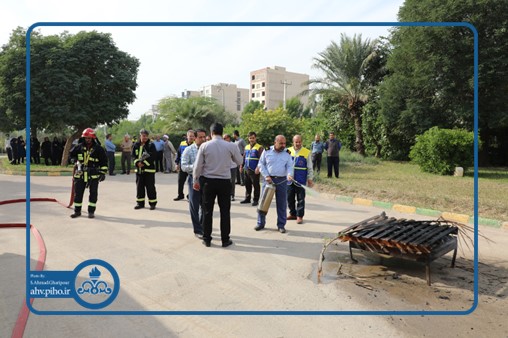 مانور اطفاء حریق 4