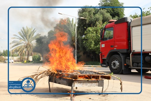 مانور اطفاء حریق 5