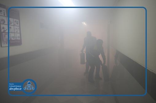 مانور اطفاء حریق 6