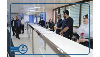 تقدیر از کارکنان بخش اورژانس و فوریت‌های پزشکی بیمارستان بزرگ نفت اهواز