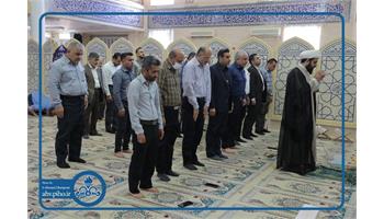 مراسم گرامیدشت ولادت امام رضا(ع) در مسجد بیمارستان نفت