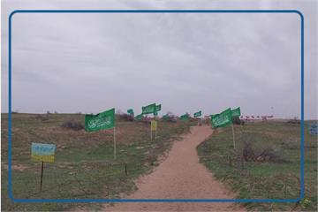 پایان کار درمانگاه صحرایی شهید آوینی در یادمان فکه پس از خدمت‌رسانی به زائران راهیان نور