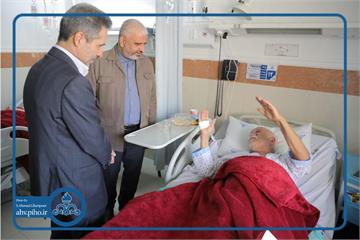 بازدید میدانی رئیس صندوق‌های بازنشستگی صنعت نفت از بیمارستان بزرگ نفت اهواز؛ تکیه بر تکریم و رفع دغدغه‌های درمانی پیشکسوتان