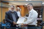 دیدار فرمانده مرکز بسیج شهید تندگویان با رئیس بهداشت و درمان صنعت نفت اهواز به مناسبت روز پزشک