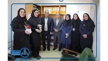 خبر تصویری/ تقدیر از کارکنان واحد مددکاری بیمارستان بزرگ نفت اهواز