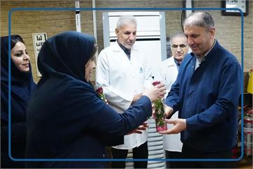 دیدار مدیرعامل نفت و گاز مارون با کادر درمان